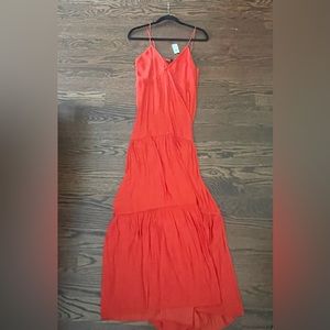 Banana republic nwt red maxi